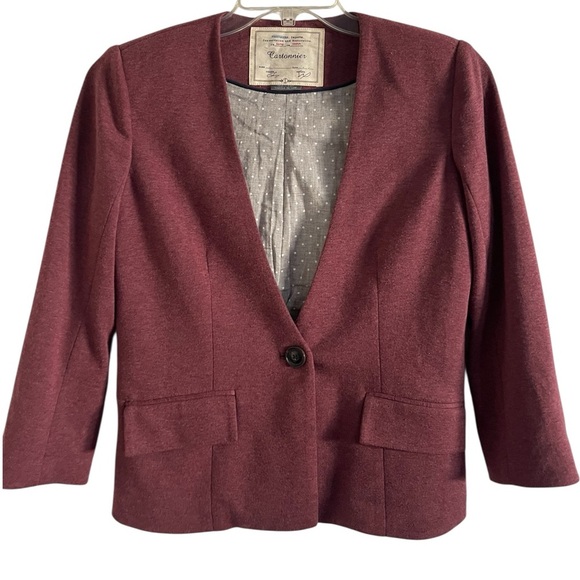 Cartonnier Jackets & Blazers - Anthropologie Cartonnier Single Button Blazer Size Small